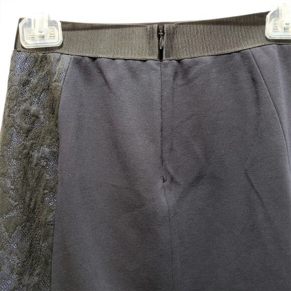 Elie Tahari Side Split Lace Overlay Pencil Skirt 2 - Picture 3 of 12